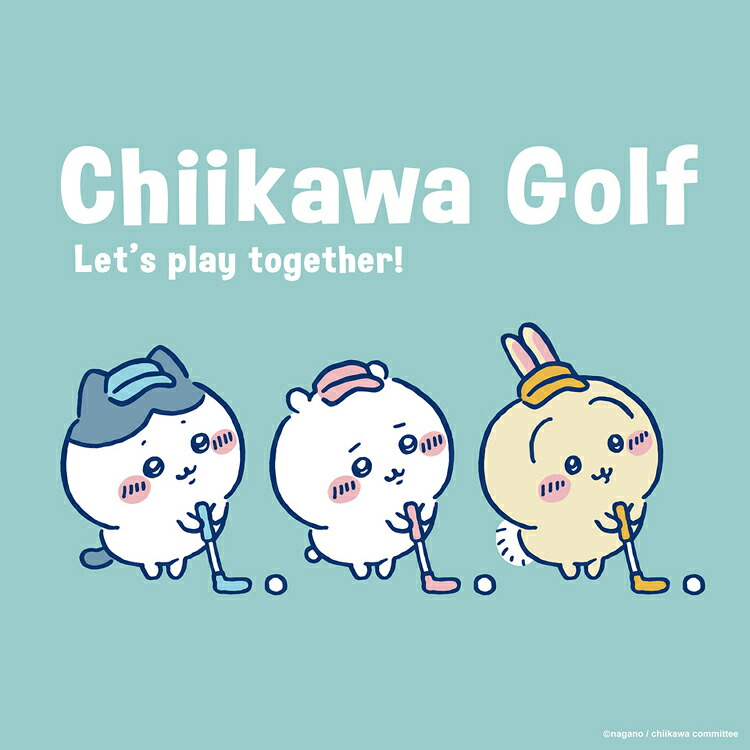 楽天市場】ちいかわ GOLF モックネック Tシャツ ハチワレエンブレム