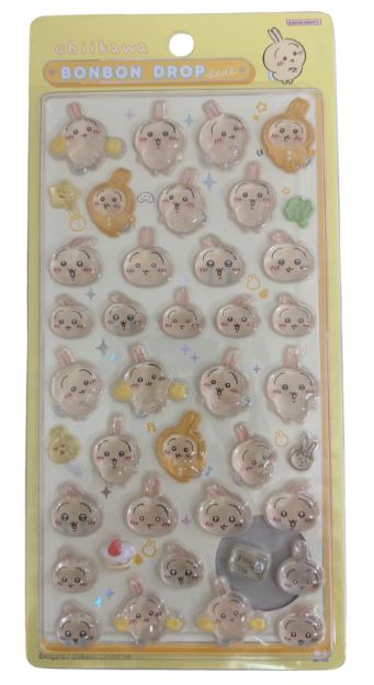 楽天市場】うさぎ ボンボンドロップシール ちいかわ S8542910 サン
