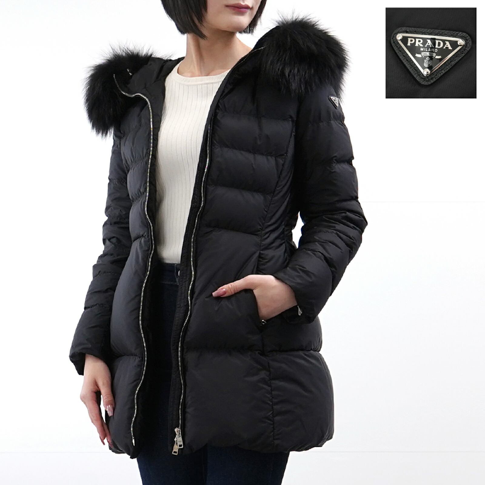 楽天市場】prada ダウンジャケット（コート・ジャケット｜レディース