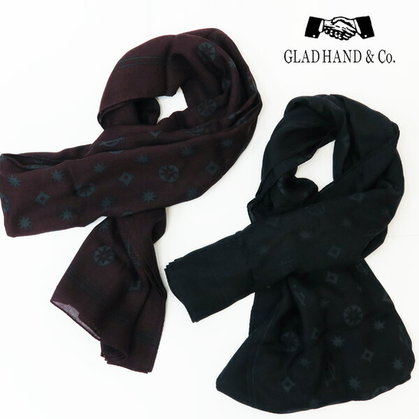 楽天市場】GLAD HAND グラッドハンド レーヨン バンダナ ストール