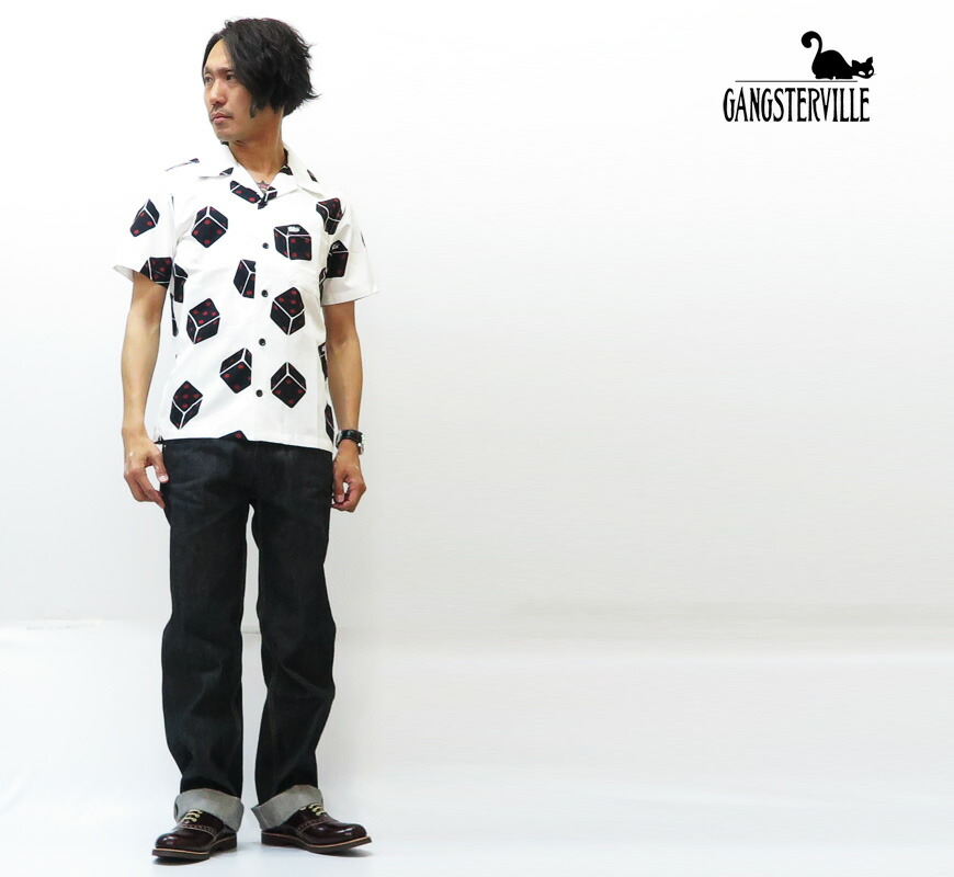 楽天市場】GANGSTERVILLE ギャングスタービル 半袖 コットン シャツ