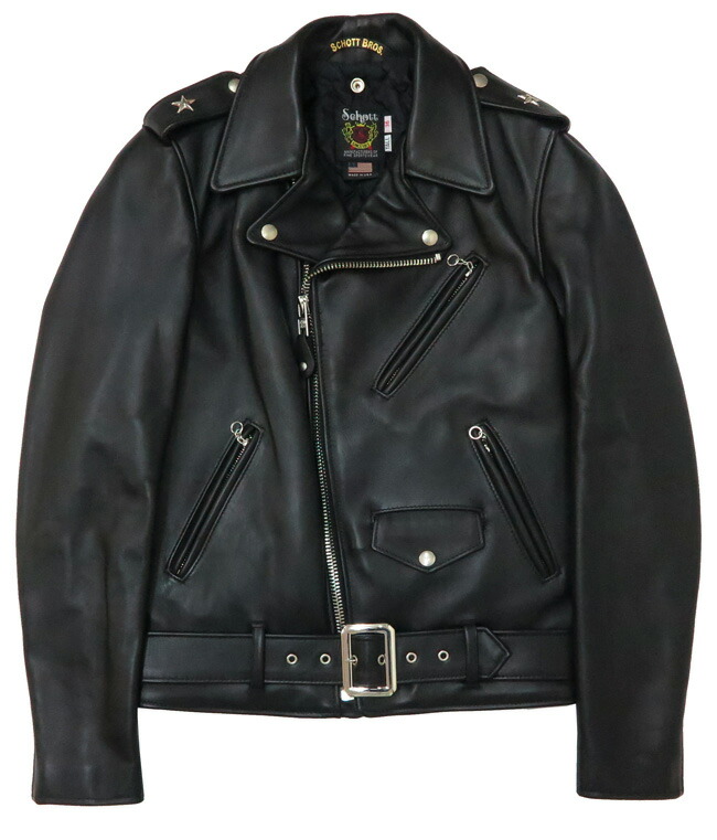 楽天市場】ショット Schott 613UST ONE STAR ダブルライダースレザー