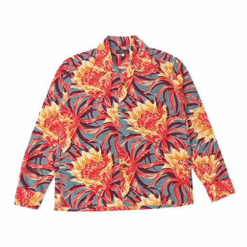 楽天市場】サンサーフ SUN SURF 長袖 コットンフランネルシャツ アロハ