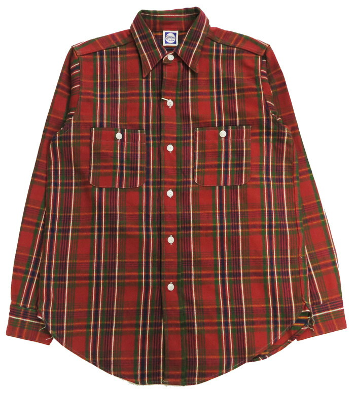 楽天市場】John Gluckow ジョングラッコー 長袖 フランネルシャツ 40's