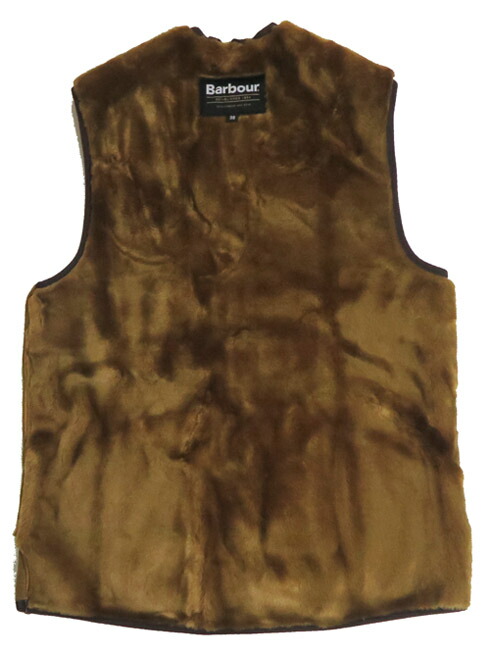 楽天市場】Barbour バブアー フロントジップ ファー ライナー ベスト