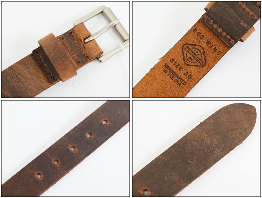 楽天市場】REDWING レッドウィング レザー ベルト 38mm幅 カッパー