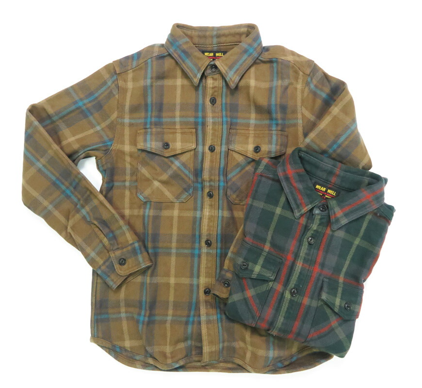 楽天市場】UES ウエス チェック エクストラヘビーネルシャツ 長袖