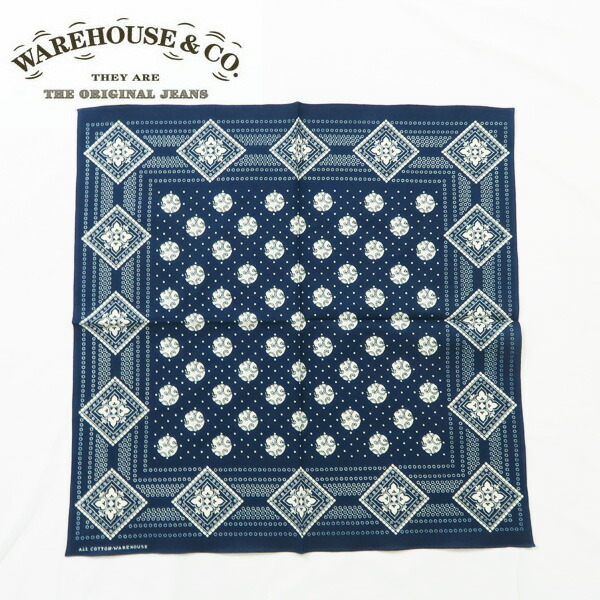 楽天市場】WAREHOUSE ウェアハウス セルビッジ バンダナ ジオ