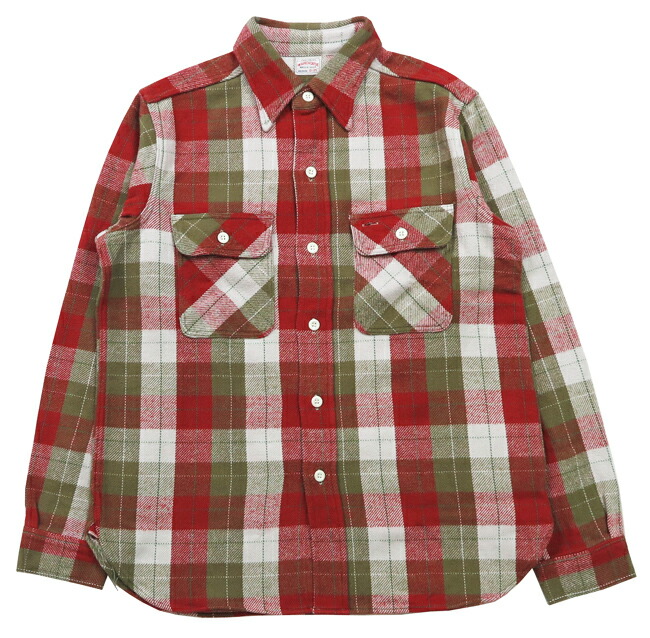 楽天市場】ウェアハウス WAREHOUSE フランネル シャツ 長袖 チェック E