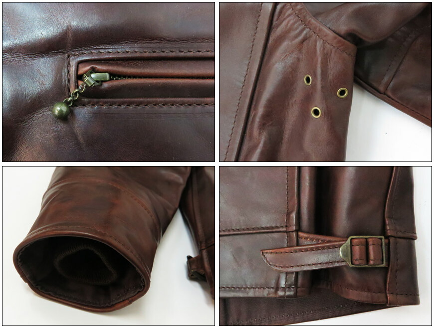 楽天市場】エアロレザー AERO LEATHER ライダースジャケット