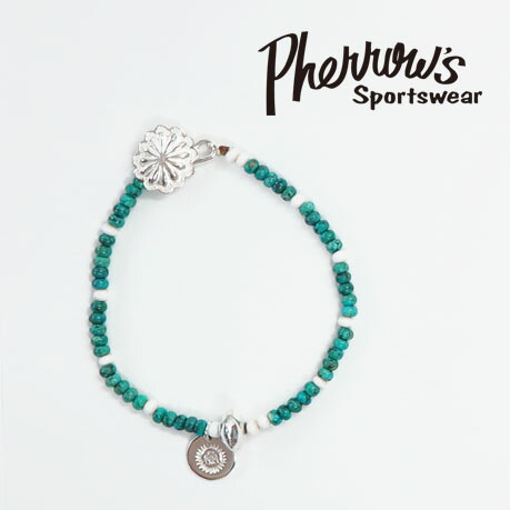 楽天市場】Pherrow's フェローズ × PEACE ビーズブレスレット シルバー