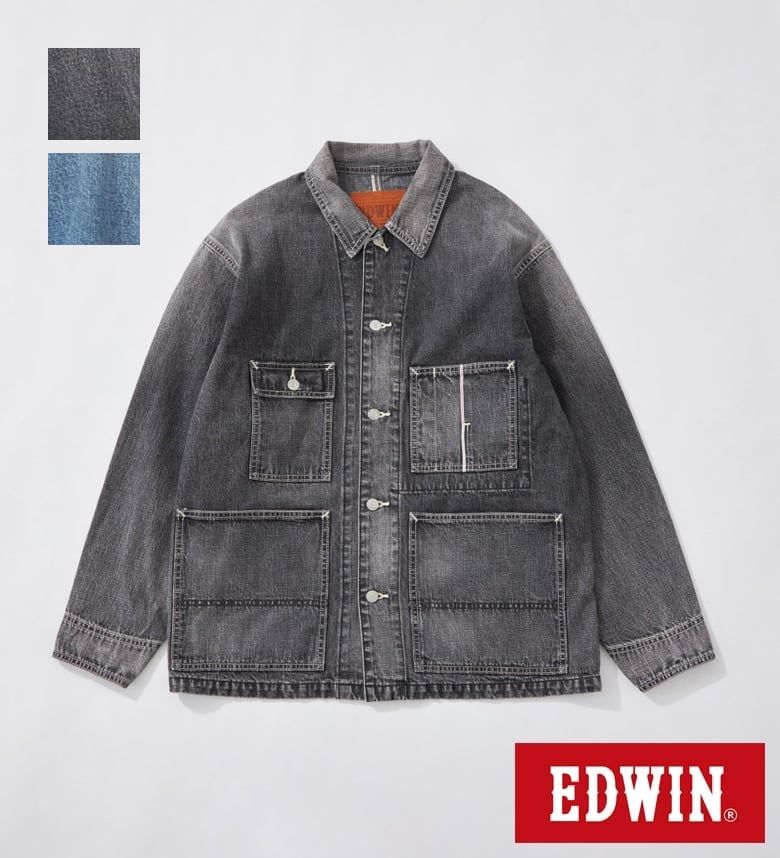 楽天市場】【エドウイン公式】505 カバーオール デニムジャケット