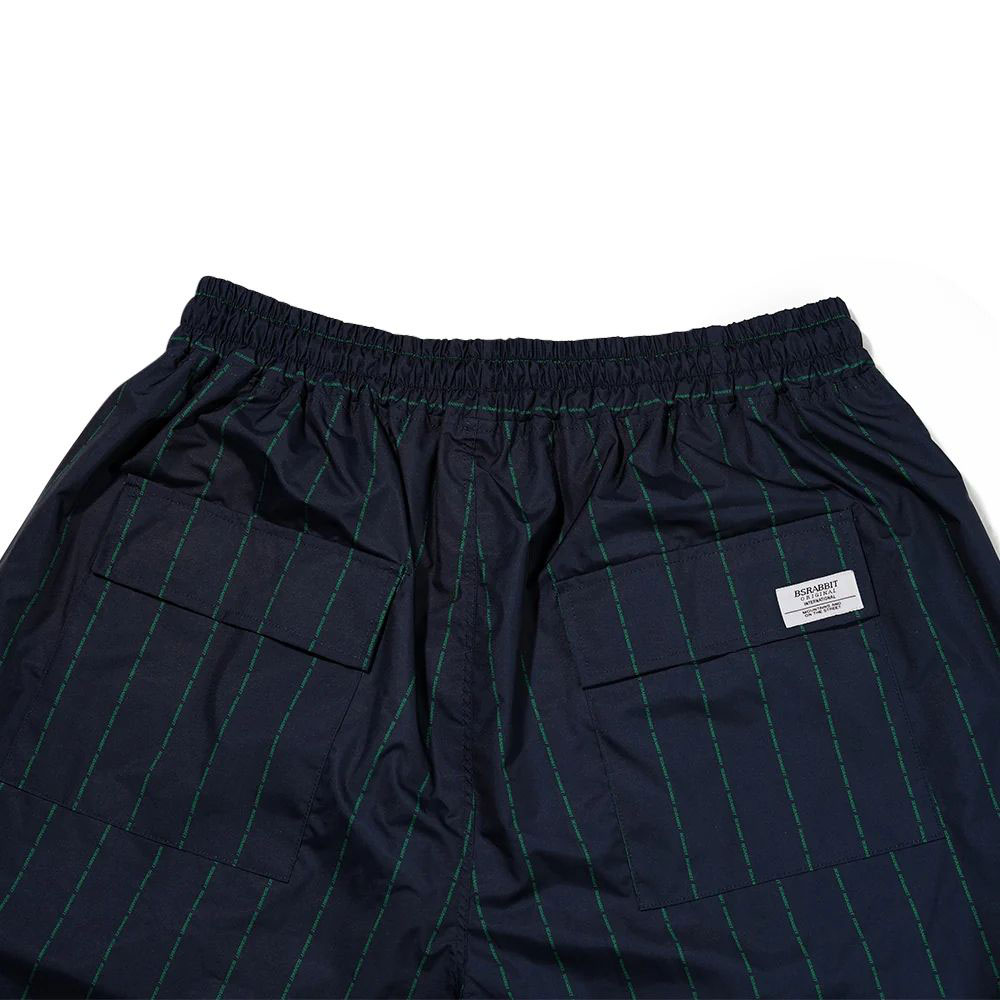 楽天市場】ビーエスラビット BSrabbit ロゴストライプワイドパンツ