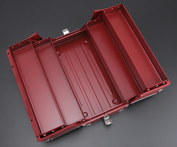 楽天市場】TONE ツールケース(メタル) V形3段式 433X220X240mm (BX331