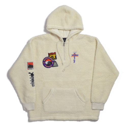 楽天市場】Travis ScottCACTUS TRAILS HALF-ZIP SHERPA HOODIE