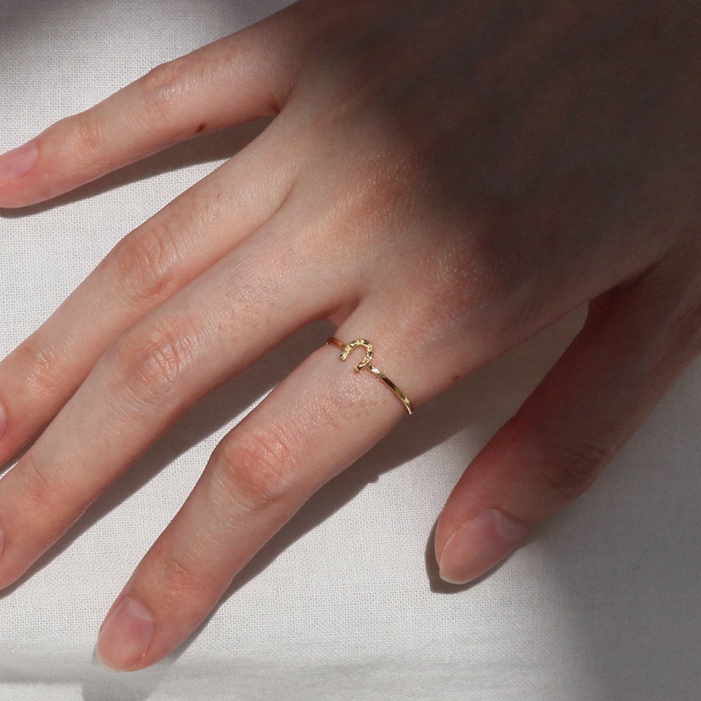 楽天市場】馬蹄 リング k18 イロンデール エペパン hirondelle et