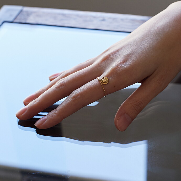 楽天市場】コインリング k18 イロンデール エペパン hirondelle et