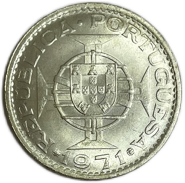 楽天市場】中国 マカオ 5 PATACAS 銀貨 1971年 XF～UNC ポルトガル植民