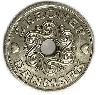 楽天市場】デンマーク王国 2クローネ コイン 極美品 ハート 幸福の国