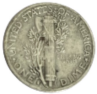 楽天市場】アメリカ銀貨 10セント銀貨 ダイム銀貨 美品～並品 1916年