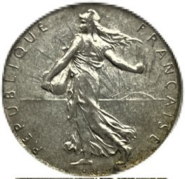 楽天市場】フランス銀貨 5フラン 種蒔くマリアンヌ 大地の恵み 年代