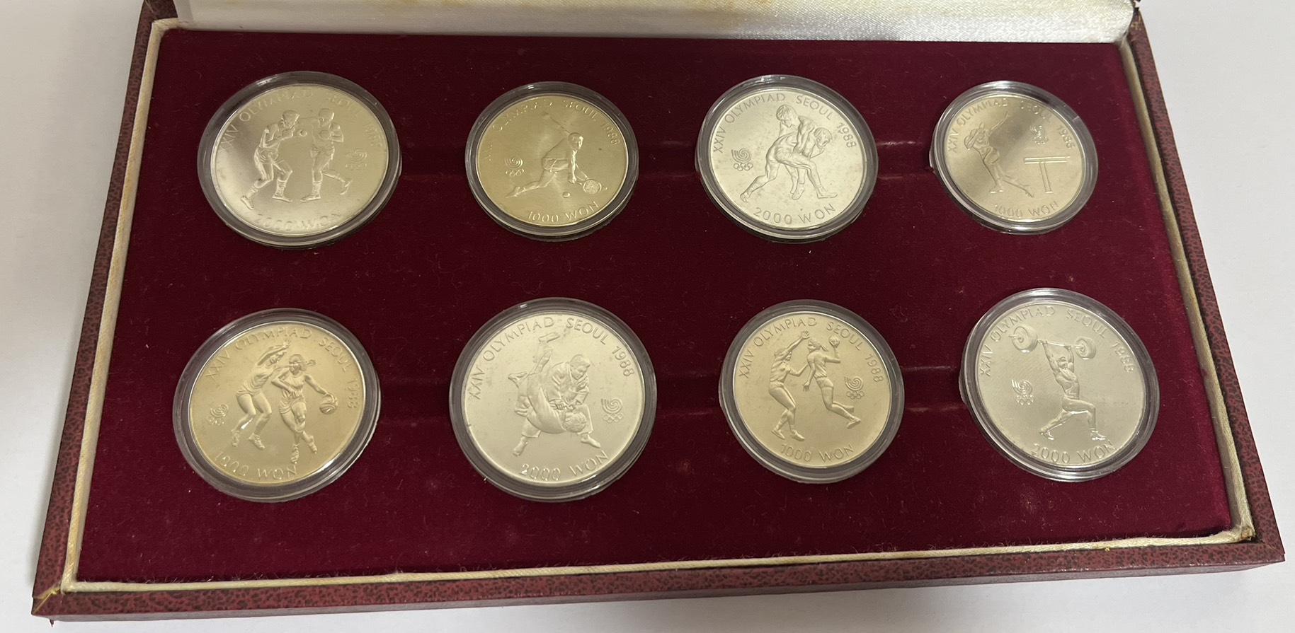 楽天市場】韓国 ソウルオリンピック1988年 2000ウォン・1000ウォン白