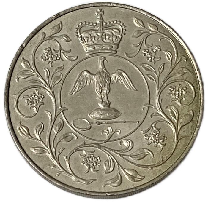 楽天市場】イギリス エリザベス女王 2世 在位25周年 1977年 コイン 美