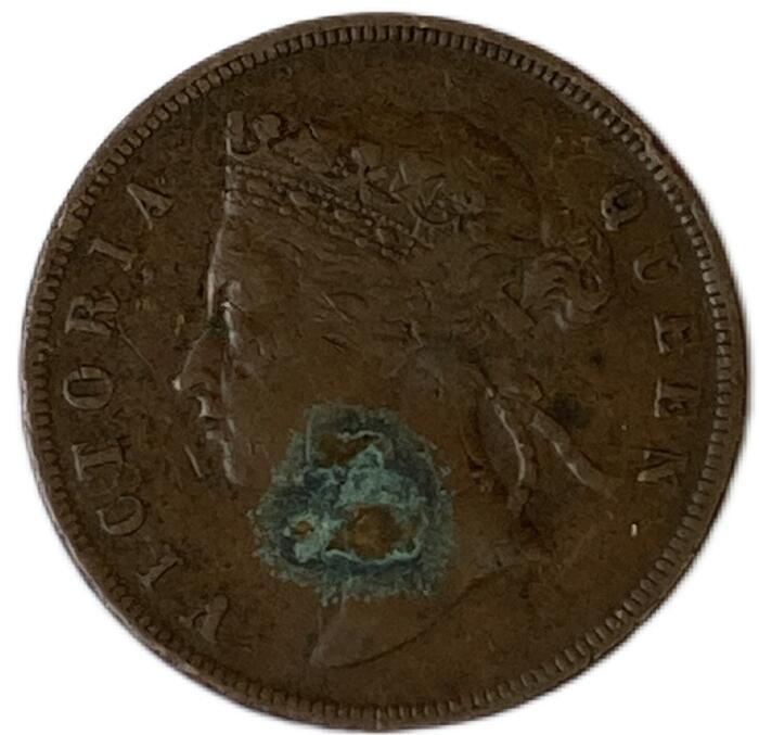 楽天市場】海峡植民地貨幣 1セント 1874年 美品 ウィクトリア女王
