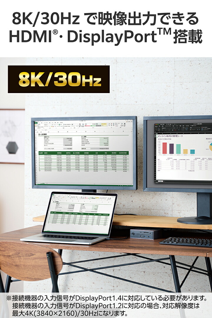 楽天市場】エレコム ドッキングステーション 14in1 Thunderbolt 4対応