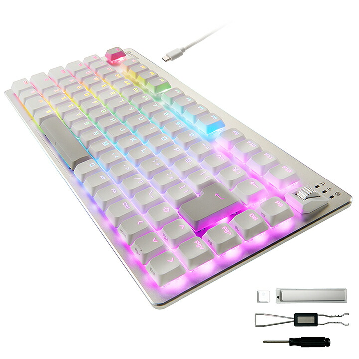 楽天市場】エレコム V custom ゲーミング キーボード 75％サイズ