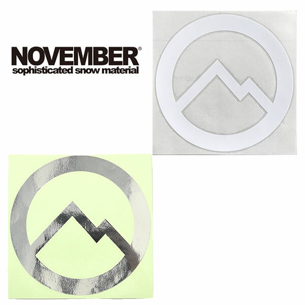 楽天市場】ゆうパケット対応可能！ ステッカー NOVEMBER ノベンバー