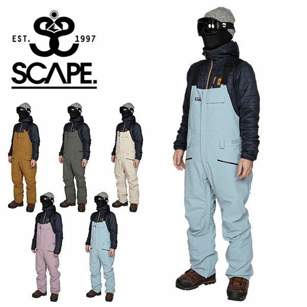 楽天市場】30%off 送料無料 スノーボードウェア SCAPE エスケープ BIB