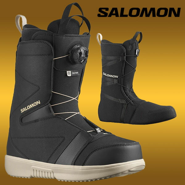 Salomon Faction BOA ブーツ 8 スノーボード、カバー付き FACTION BOA