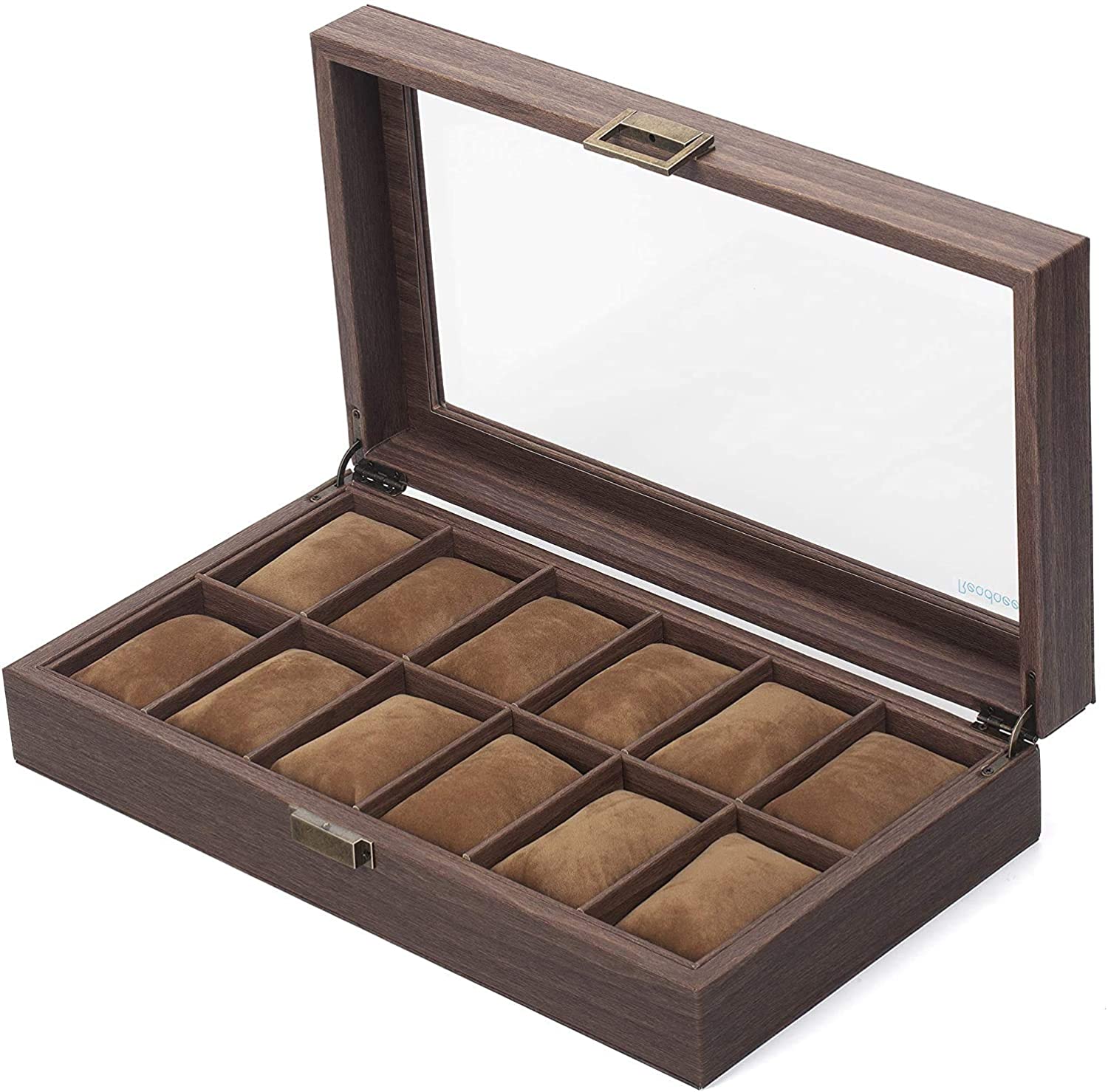 楽天市場】木目PU 腕時計収納ケース 腕時計収納ボックス コレクション