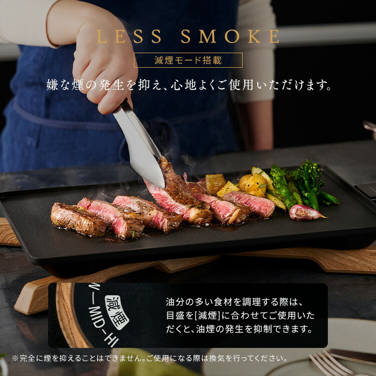 楽天市場】[150円OFFクーポン/くらしにプラス] ホットプレート 薄型