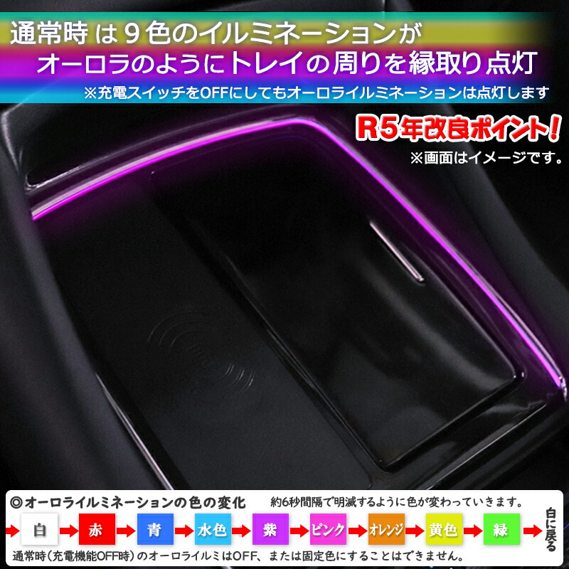 楽天市場】TOYOTA アルファード・ヴェルファイア30系専用 QI充電対応