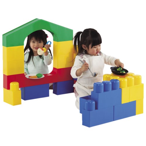 楽天市場】【ラッピング対象外】全身でブロック 入って遊べるセット