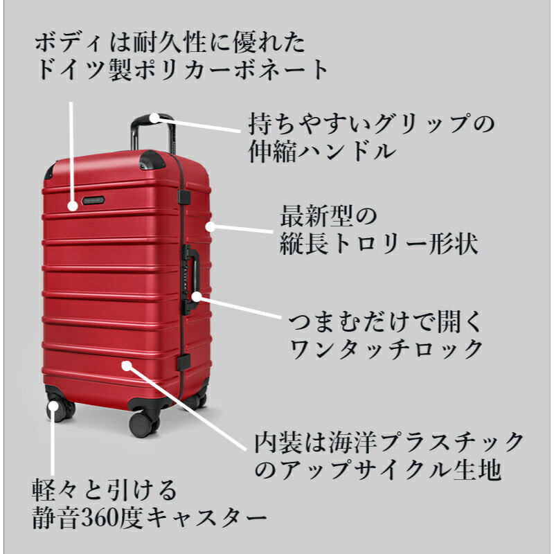 楽天市場】SOLGAARD Trunk Closet -M 中型 60L 時短スーツケース