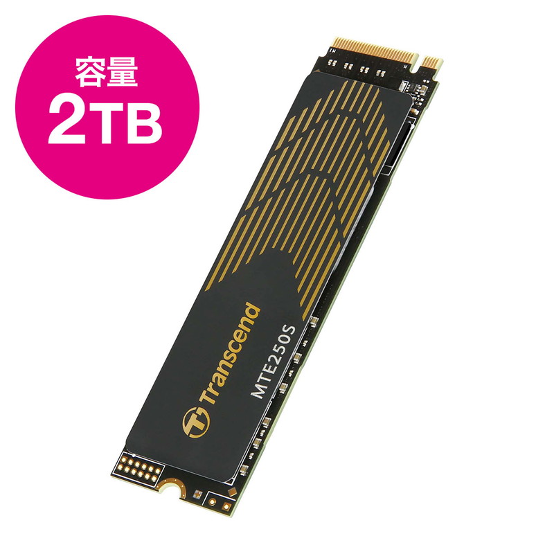 楽天市場】Transcend M.2 SSD 2TB PS5動作確認済 NVMe 1.4準拠 PCIe