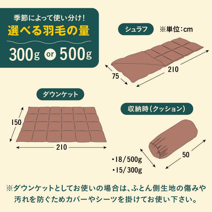 楽天市場】【ふるさと納税】【選べる暖かさ】シュラフ×ダウンケット