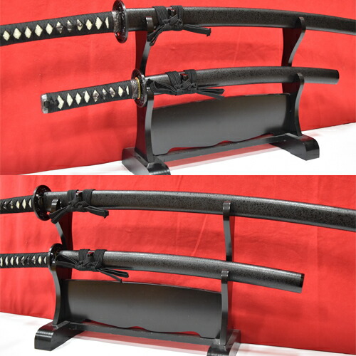 楽天市場】【ふるさと納税】模造刀 飾り刀（黒石目） 大小セット 刀