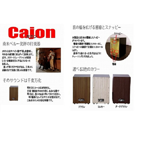 楽天市場】【ふるさと納税】 カホン 【 スナッピー付 ・ 響線8本