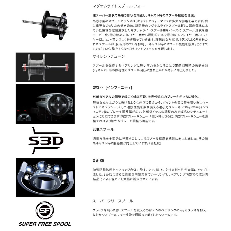 楽天市場】シマノ 25アンタレス 100MG RIGHT / ベイト リール 右巻