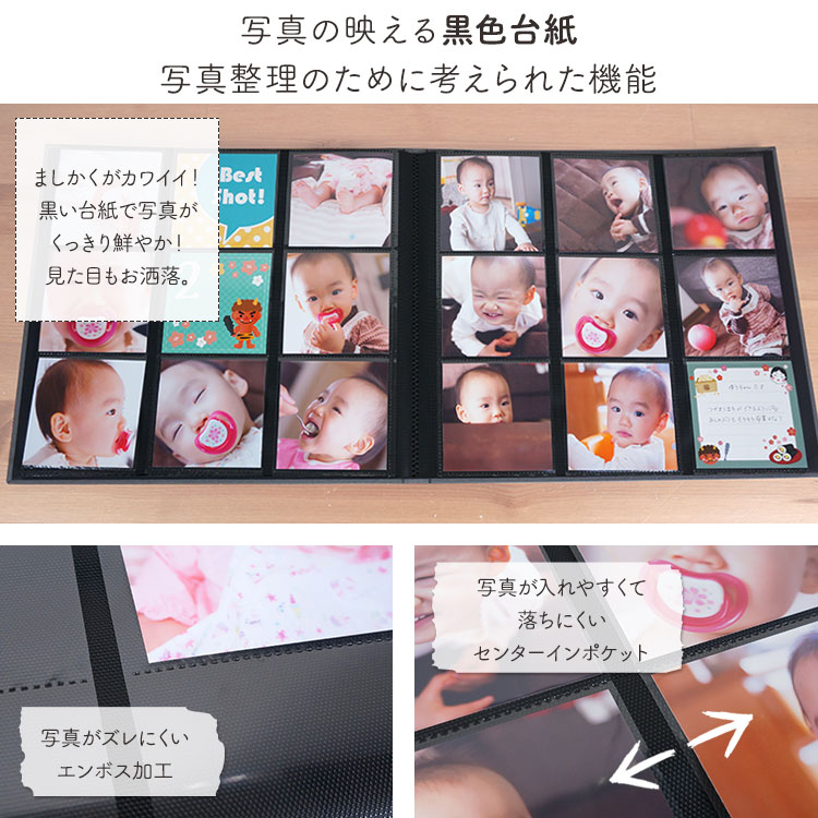 楽天市場】【楽天1位】ましかく アルバム 大容量 9面ポケット