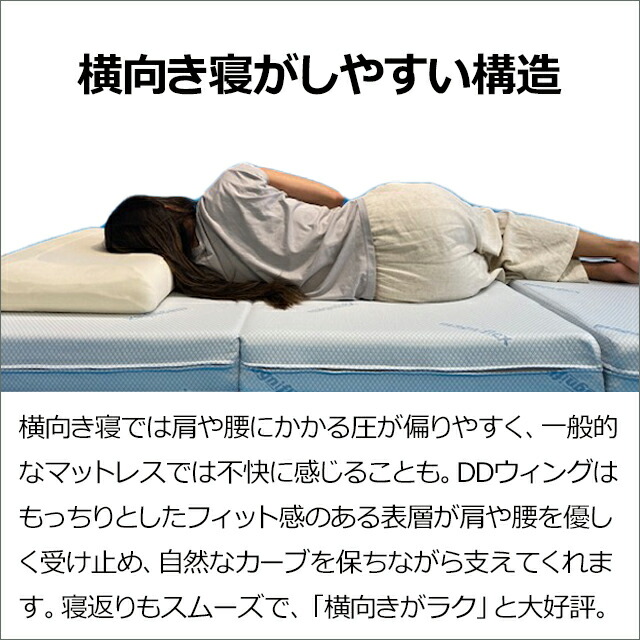 楽天市場】マニフレックス 三つ折り マットレス DDウィング｜勝間和代