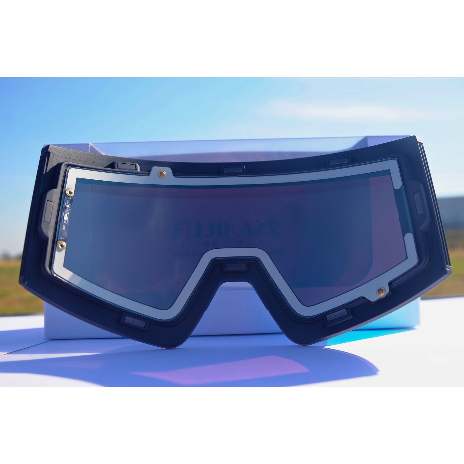 楽天市場】FUJIKAZE 電熱ゴーグル SNG-03専用スペアレンズ 「調光REVO