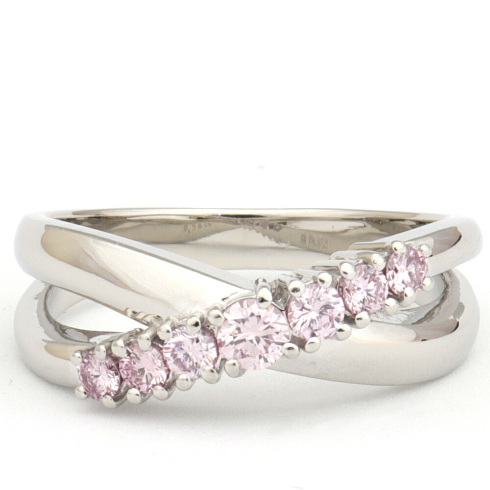 楽天市場】【新品仕上げ済】 ミキモト MIKIMOTO ピンク ダイヤモンド