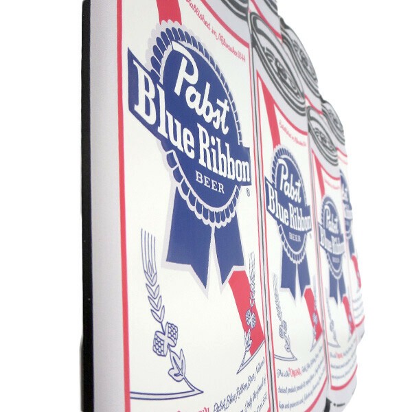 楽天市場】ブリキ看板 パブストブルーリボン ビール 缶 6本 パブスト