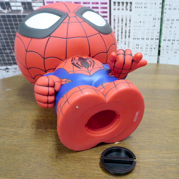 楽天市場】スパイダーマン フィギュア バンク マーベル 貯金箱