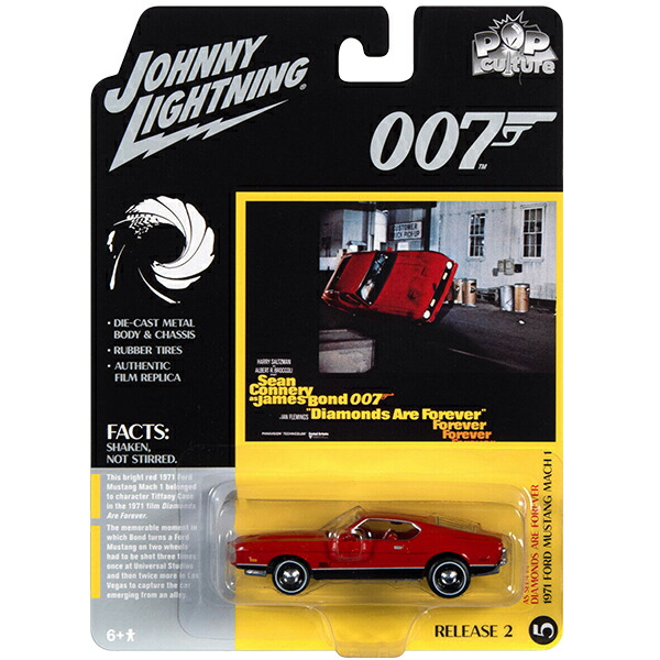 楽天市場】ミニカー 1/64 ジェームスボンド 1971 フォード マスタング